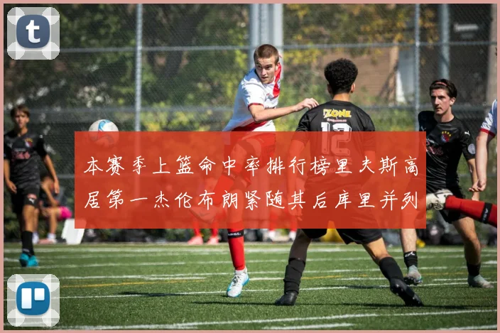 本赛季上篮命中率排行榜里夫斯高居第一杰伦布朗紧随其后库里并列第六